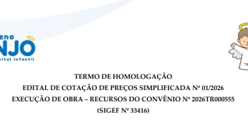Termo de Homologação - Cotação 01-2026 HIPA